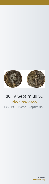 RIC IV Septimius Severus 692A — CANOA