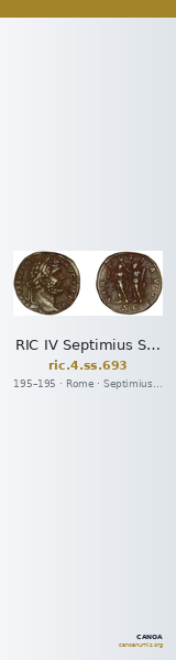RIC IV Septimius Severus 693 — CANOA