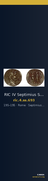RIC IV Septimius Severus 693 — CANOA