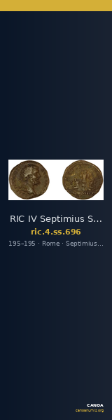 RIC IV Septimius Severus 696 — CANOA