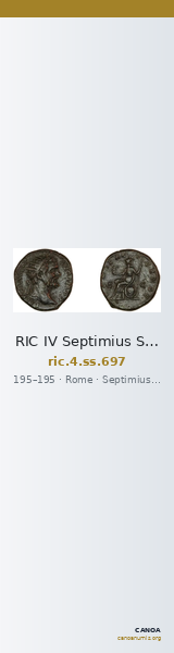 RIC IV Septimius Severus 697 — CANOA