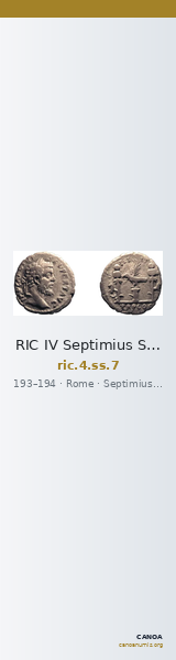 RIC IV Septimius Severus 7 — CANOA