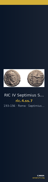 RIC IV Septimius Severus 7 — CANOA