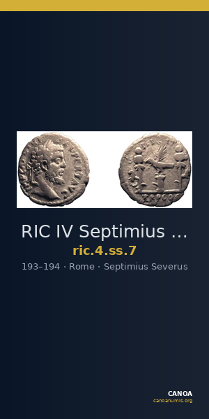 RIC IV Septimius Severus 7 — CANOA