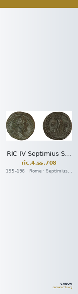 RIC IV Septimius Severus 708 — CANOA