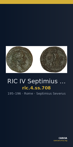 RIC IV Septimius Severus 708 — CANOA