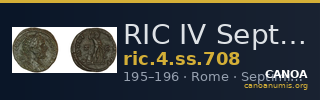 RIC IV Septimius Severus 708 — CANOA