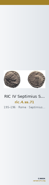 RIC IV Septimius Severus 71 — CANOA