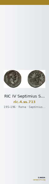 RIC IV Septimius Severus 713 — CANOA