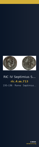 RIC IV Septimius Severus 713 — CANOA
