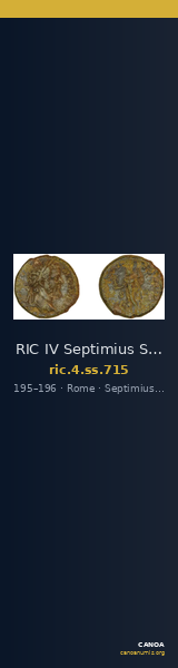 RIC IV Septimius Severus 715 — CANOA