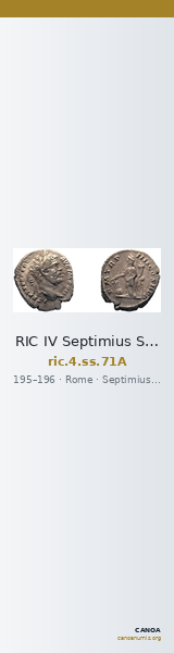 RIC IV Septimius Severus 71A — CANOA