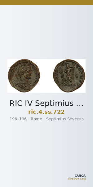RIC IV Septimius Severus 722 — CANOA