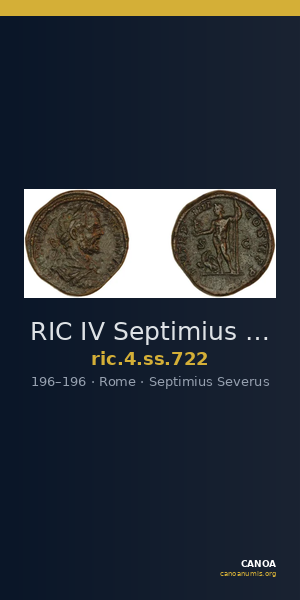 RIC IV Septimius Severus 722 — CANOA