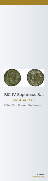 RIC IV Septimius Severus 725 — CANOA