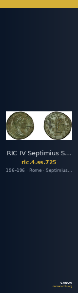 RIC IV Septimius Severus 725 — CANOA