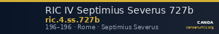 RIC IV Septimius Severus 727b — CANOA