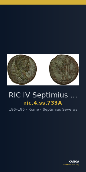 RIC IV Septimius Severus 733A — CANOA