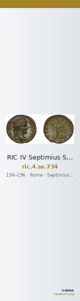 RIC IV Septimius Severus 734 — CANOA