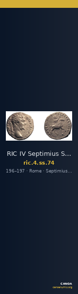 RIC IV Septimius Severus 74 — CANOA