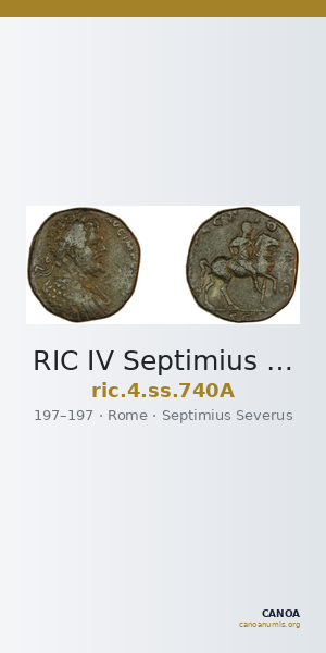 RIC IV Septimius Severus 740A — CANOA