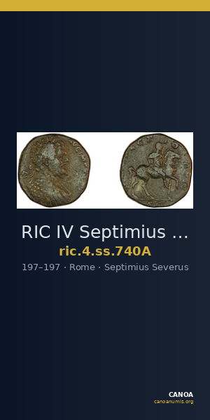 RIC IV Septimius Severus 740A — CANOA