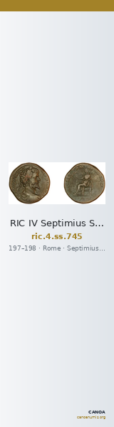 RIC IV Septimius Severus 745 — CANOA