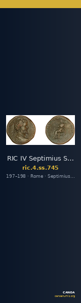 RIC IV Septimius Severus 745 — CANOA