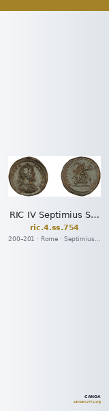 RIC IV Septimius Severus 754 — CANOA
