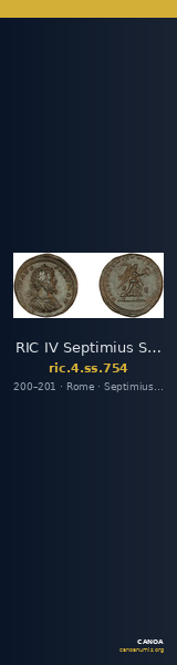 RIC IV Septimius Severus 754 — CANOA