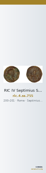 RIC IV Septimius Severus 755 — CANOA