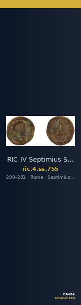 RIC IV Septimius Severus 755 — CANOA