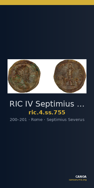 RIC IV Septimius Severus 755 — CANOA