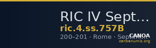 RIC IV Septimius Severus 757B — CANOA