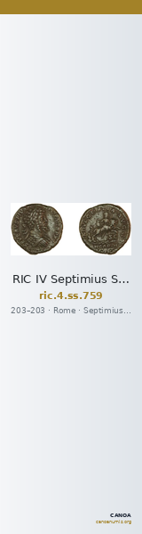 RIC IV Septimius Severus 759 — CANOA