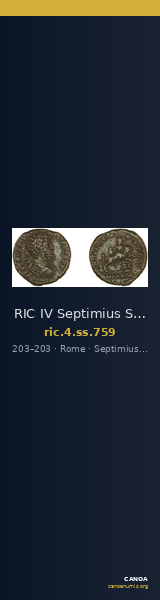 RIC IV Septimius Severus 759 — CANOA
