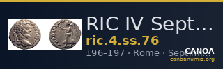 RIC IV Septimius Severus 76 — CANOA