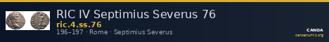 RIC IV Septimius Severus 76 — CANOA