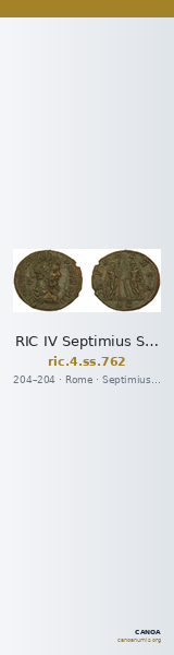 RIC IV Septimius Severus 762 — CANOA
