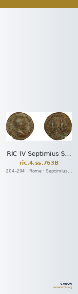 RIC IV Septimius Severus 763B — CANOA