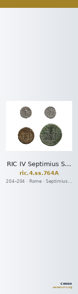 RIC IV Septimius Severus 764A — CANOA
