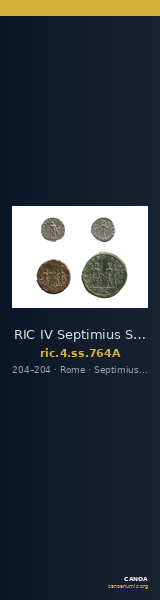 RIC IV Septimius Severus 764A — CANOA