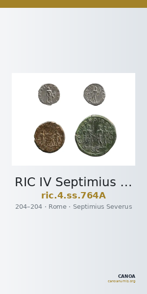 RIC IV Septimius Severus 764A — CANOA