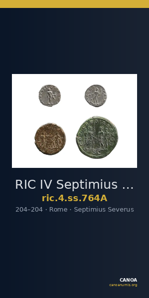 RIC IV Septimius Severus 764A — CANOA