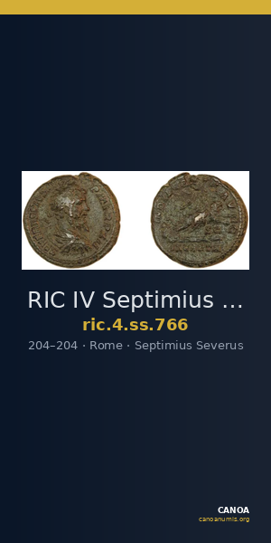 RIC IV Septimius Severus 766 — CANOA