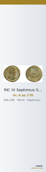 RIC IV Septimius Severus 770 — CANOA