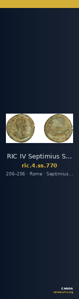 RIC IV Septimius Severus 770 — CANOA