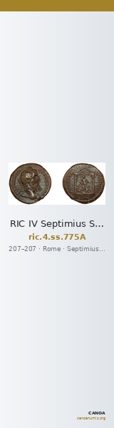 RIC IV Septimius Severus 775A — CANOA