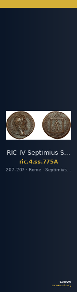 RIC IV Septimius Severus 775A — CANOA
