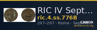 RIC IV Septimius Severus 776B — CANOA